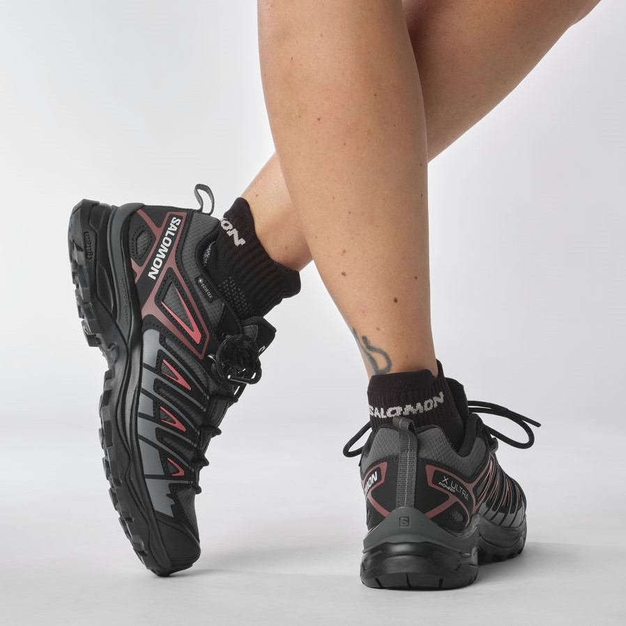 Salomon X ULTRA PIONEER GTX - Zapatillas de senderismo mujer  magnet/black/tea rose - Private Sport Shop