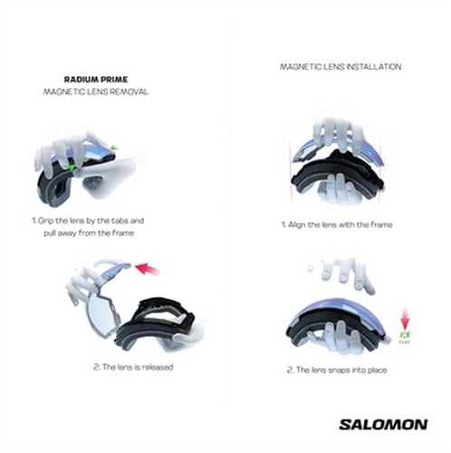 Salomon Radium Prime Sigma - Lens Removal