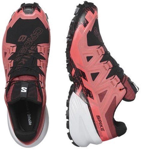 Salomon Spikecross 6 GTX Cow Hide Black Neon Flame 43 1 3 UK