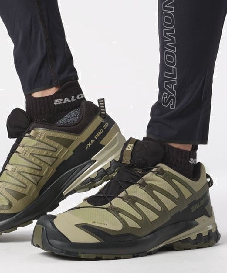 Salomon Xa Pro 3D v9 Wide GTX Dried Herb Black Olive Night 40