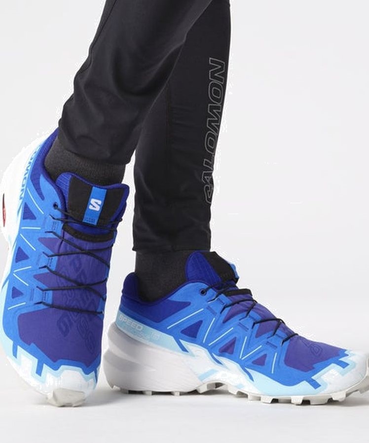 Salomon Speedcross 6 Lapis Blue Ibiza Blue White 44 UK 9.5