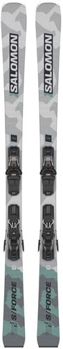 Salomon S/Force AM 76 + M10 GW L80 - Light Grey/Camo/Blue - 178 cm