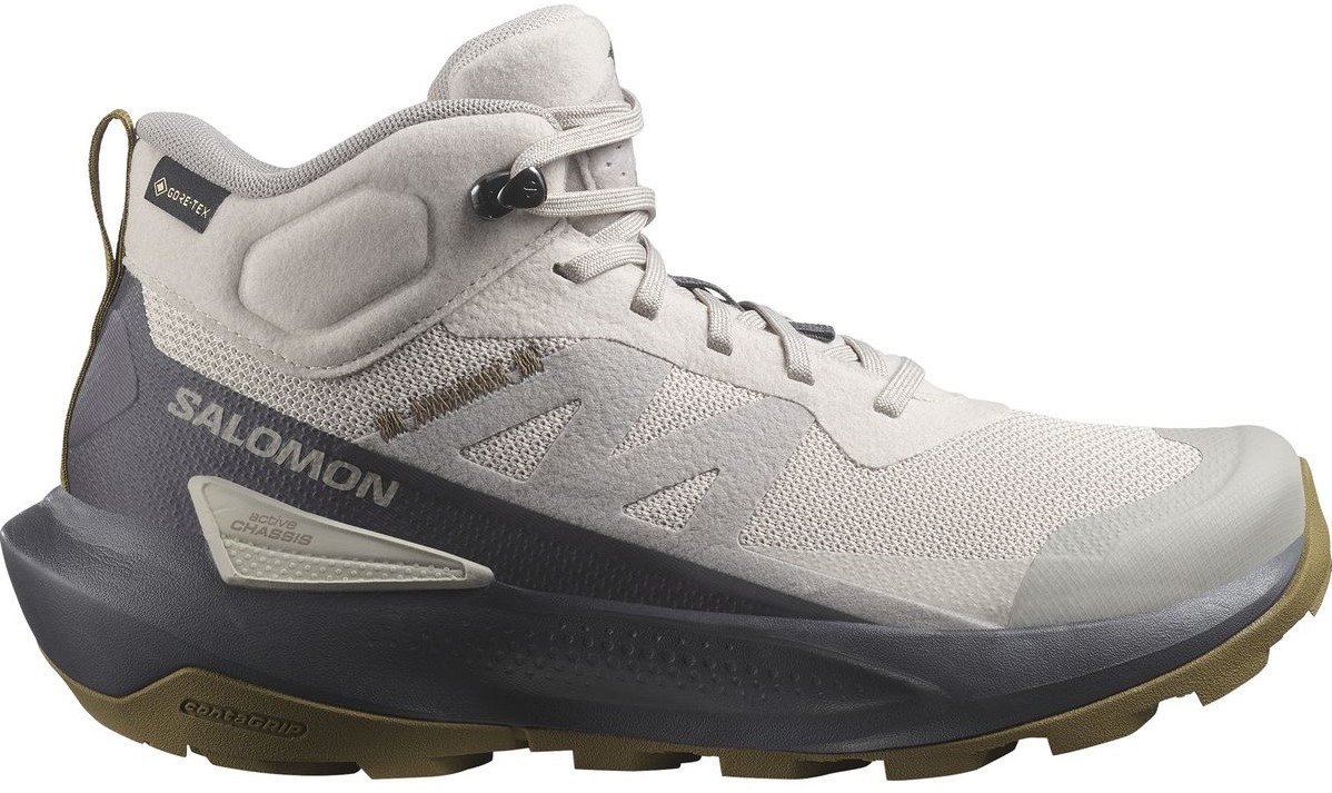 Salomon Elixir Activ Mid GTX W Silver Cloud Nine Iron Gothic Olive 43 1 3 UK 9 Your specialist in outdoor wintersports fieldhockey and more