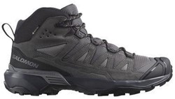 Salomon X Ultra 360 Leather Mid GTX - Castlerock/Asphalt/Kelp - Men's Hiking Shoes