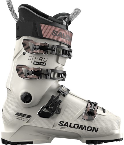 Salomon S/Pro Supra 100 W GW - Gray Aurora/Black/Pinkgold Metal - 26/26.5