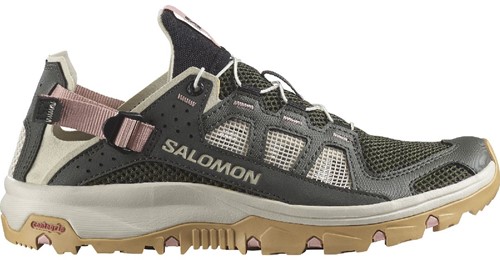 Salomon Techamphibian 5 W - Peat/Rainy Day/Hyma Pink - 40 2/3 (UK 7)