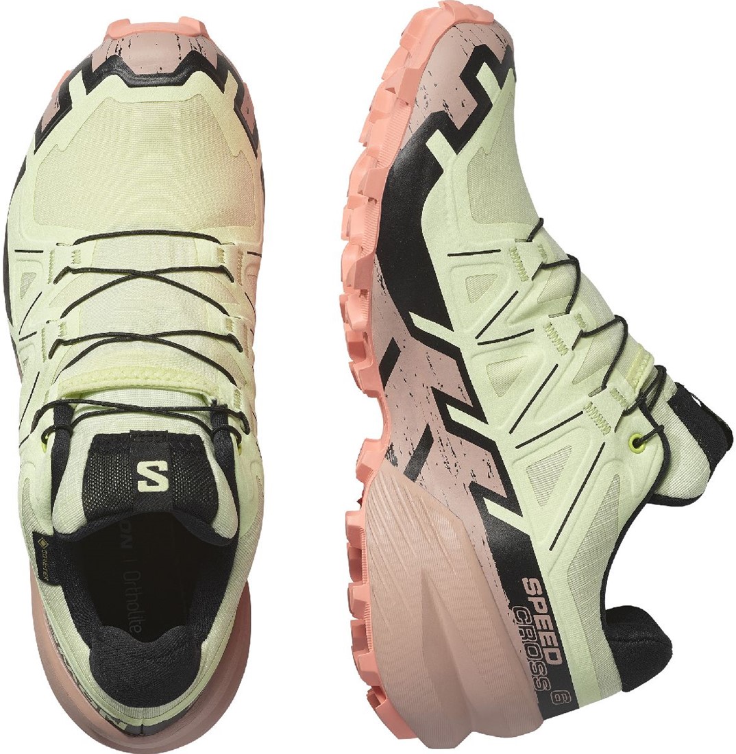 Salomon Speedcross 6 GTX W - Lime Cream/Mahogany Rose/Black - 38 2
