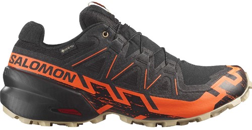 Salomon Speedcross 6 GTX - Black/Shocking Orange/White Pepper - 41 1/3 (UK 7.5)