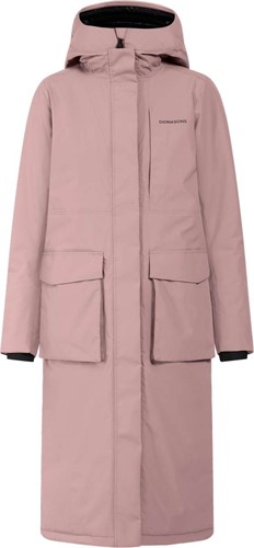 Didriksons Leya Parka Long W - Faded Wine - 38