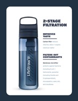 LifeStraw Go 2.0 Series - 1L - Aegean Sea Blue