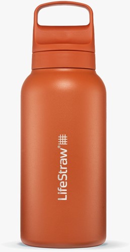 LifeStraw Go Series - Stainless Steel - 1L - Kyoto Orange