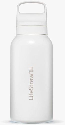 LifeStraw Go Series - Stainless Steel - 1L - White