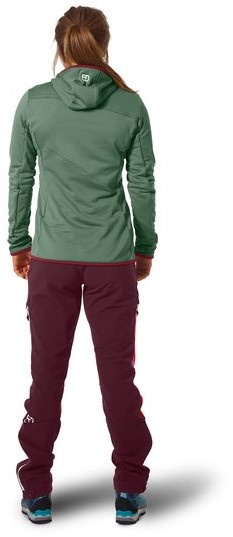 Ortovox Fleece Grid Hoody W green 