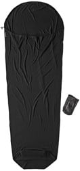 Cocoon Mummy Liner - 100% Merino Wool - Black