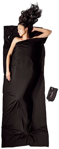 Cocoon Travelsheet - 100% Merino Wool - Black