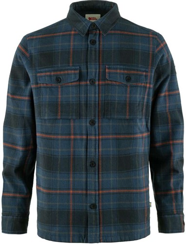 Fjällräven Övik Lite Padded Shirt M - Dark Navy/Indigo Blue - L