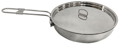 Pathfinder Stainless Steel Skillet and Lid