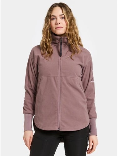 Didriksons Ronja Fullzip W - Faded Wine