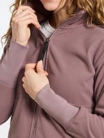Didriksons Ronja Fullzip W - Faded Wine