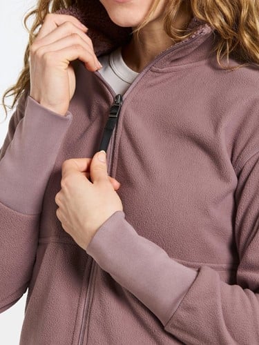 Didriksons Ronja Fullzip W - Faded Wine