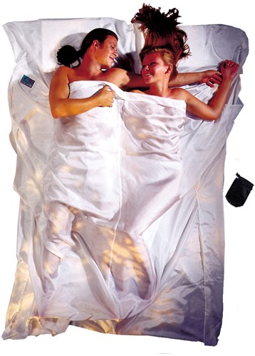 Cocoon Travelsheet Double - 100% Silk - Natural
