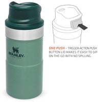 Stanley Classic Trigger Action Mug - 250 ml - Hammertone Green
