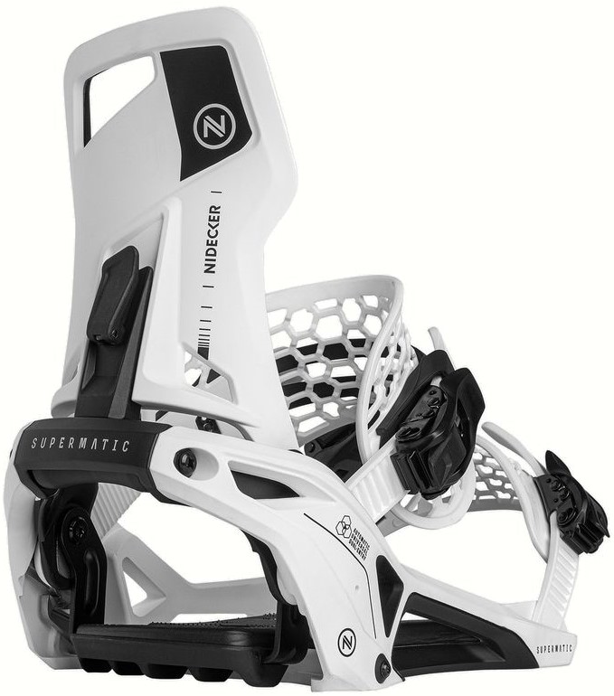 【美品】NIDECKER SUPERMATIC ビンディング L NIDECKER SUPERMATIC L ホワイト