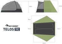 Sea to Summit Telos TR2 - Green