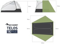 Sea to Summit Telos TR2 Plus - Green