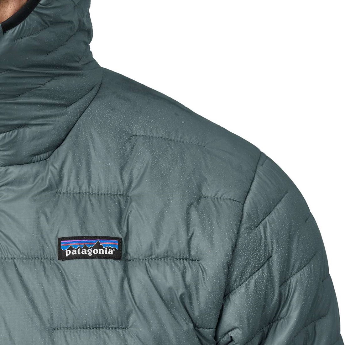 Patagonia micro puff hoody forge grey top