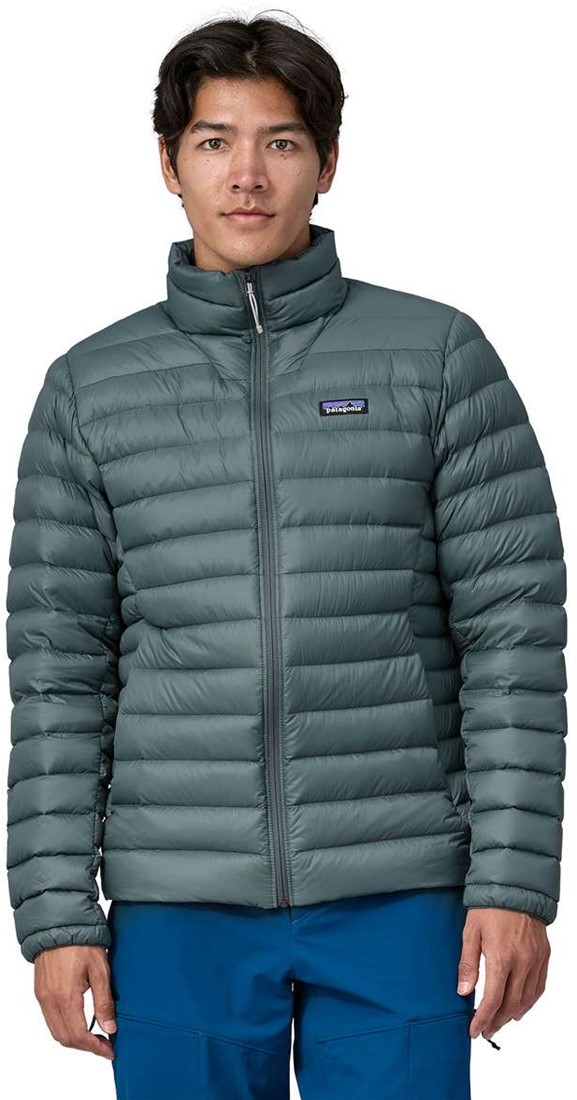 Green patagonia down jacket sale