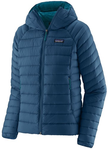 Patagonia W's Down Sweater Hoody - Lagom Blue - XS