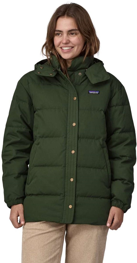 Patagonia W s Cotton Down Parka Torrey Pine Green M Your specialist in outdoor wintersports fieldhockey and more