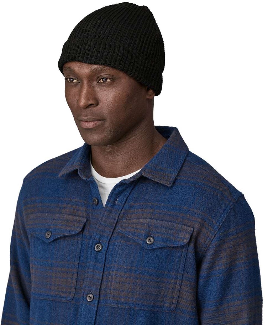 Patagonia black beanie discount