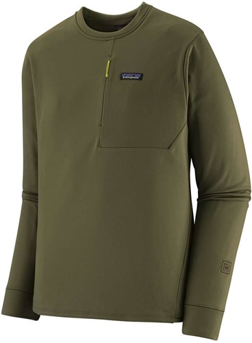 Patagonia M's R1 Thermal Crew - Pine Needle Green - S
