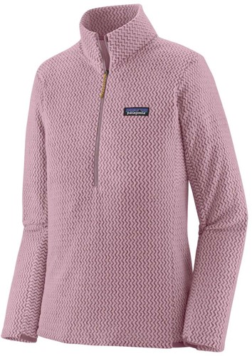 Patagonia W's R1 Air Zip Neck - Milkweed Mauve - L
