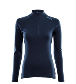 Aclima WarmWool Mockneck - Navy Blazer - Women's Thermo Shirt