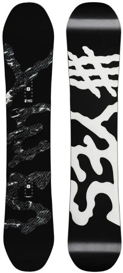 YES スノーボード basic149cm Basic Men's Snowboard Black Sporting Goods Outdoor | YES
